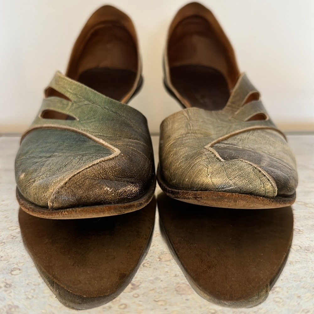 Unique! CYDWOQ Vintage Kitten Heel Pump 36 1/2